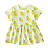 Cute Pattern Casual Little Girls Summer Dresses childrensterritory