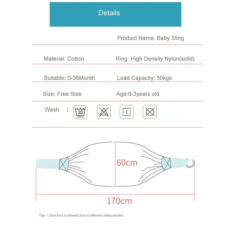 Comfortable Dual-Use Baby Wrap Carriers Up To 130 Lbs childrensterritory