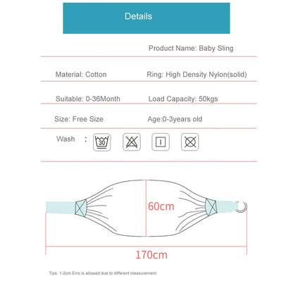 Comfortable Dual-Use Baby Wrap Carriers Up To 130 Lbs childrensterritory