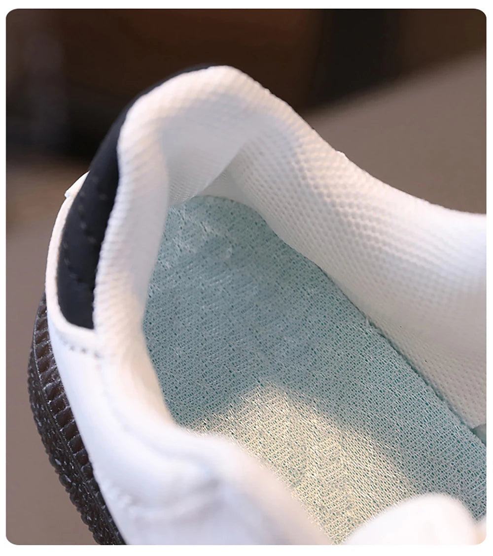 Soft Soled PU Leather Sport Shoes For Kids Boy's Girl's