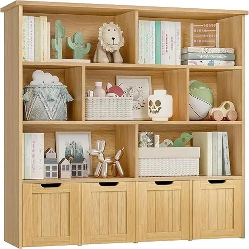 Kids Toy Organization With 4 Removable Drawers and 7 Cubbies