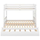 High-quality Twin Over Twin Pull-out Bunk Bed with Trundle childrensterritory