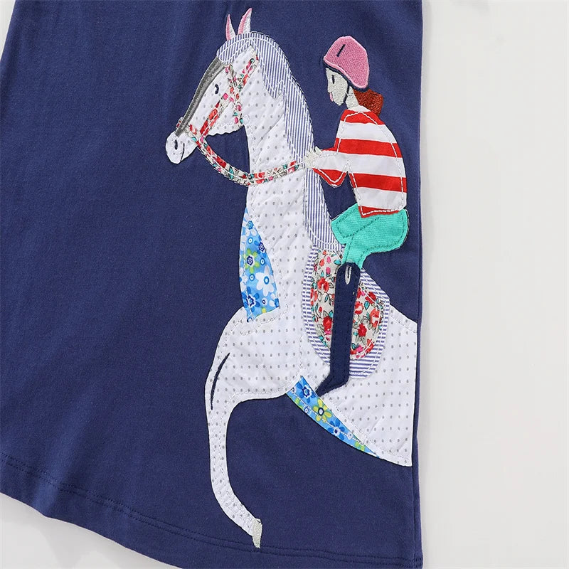 Little Girls Casual Design Summer Cotton Dresses