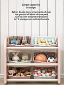 Multi-Purpose Toy Organizer Bookcase for Kids Room