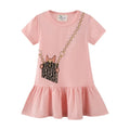 Kids Girls Cartoon Design Summer Party Dresses childrensterritory