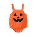 Baby Unisex Onesie of Pumpkin Design for Halloween