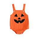 Baby Unisex Onesie of Pumpkin Design for Halloween