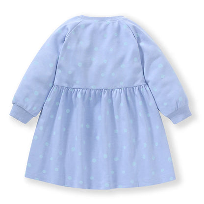Colorful Snail Design Kids Girls Casual Dress childrensterritory