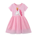 Short Sleeves Girls Cute princess Dresses childrensterritory