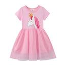 Short Sleeves Girls Cute princess Dresses childrensterritory