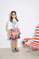 Letter and Cartoon Print Kids Casual Summer Clothes Set childrensterritory