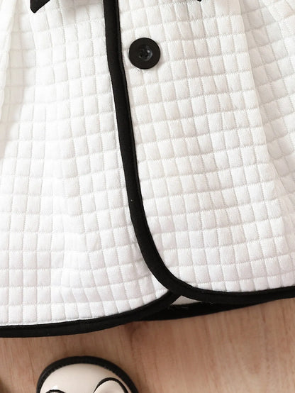 Girls’ Long-Sleeve Winter Dress with Belted Design childrensterritory