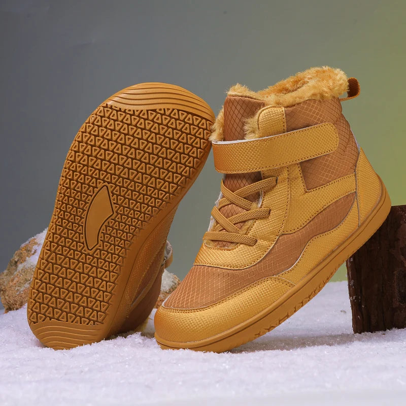 Kids’ Cozy Soft-Fur Design Footwear in Solid Colours childrensterritory