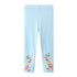 Flower Design Embroidery Cotton Leggings For Girls childrensterritory