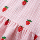 Little Girls Cartoon Strawberry Dresses for Summer childrensterritory