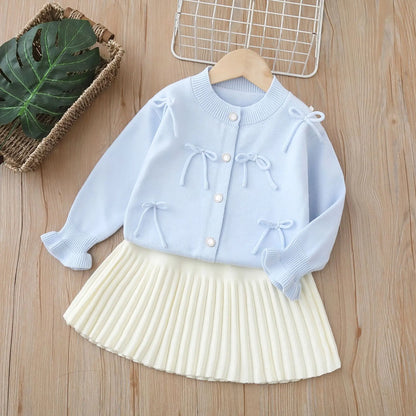 Girls’ Stylish Long-Sleeved Winter Outfit childrensterritory
