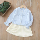 Girls’ Stylish Long-Sleeved Winter Outfit childrensterritory