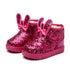 Kid Girls Non-slip Warm Sequin Snow Boots childrensterritory