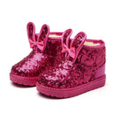 Kid Girls Non-slip Warm Sequin Snow Boots childrensterritory