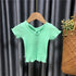 Little Girls, Korean Style Cross Striped Solid Tank Tops childrensterritory