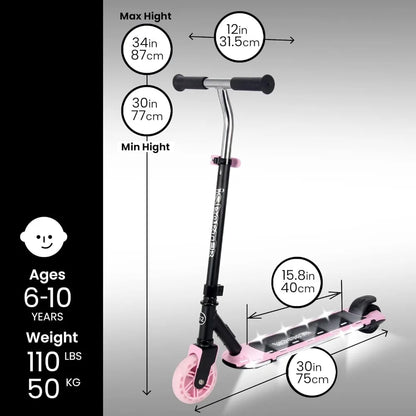 Kids Electric Scooter with LED Lights childrensterritory