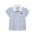 Little Girls Striped Cartoon Ladybug Design T-shirts childrensterritory