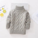 Kids Boy Girl Thick Knitted Turtleneck Sweaters childrensterritory