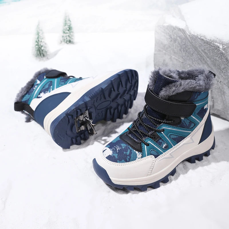 Kids’ Fur-Accented Stylish Casual Shoes childrensterritory