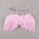 Newborn Photo Props Angel Feather Wings with Leaf Headband childrensterritory