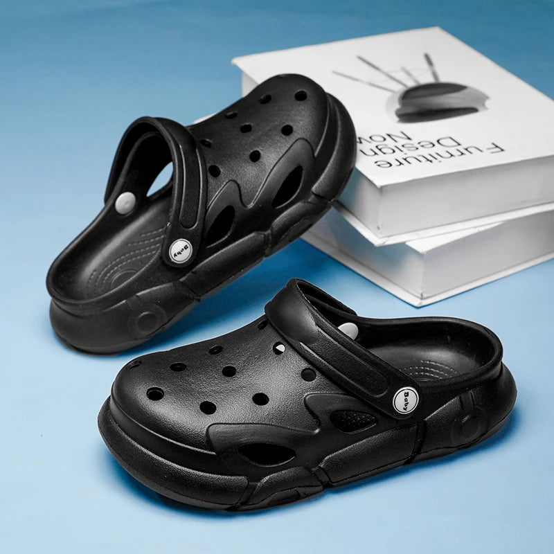 Cave Hole Baby or Kids Beach Sandals, Summer Clogs