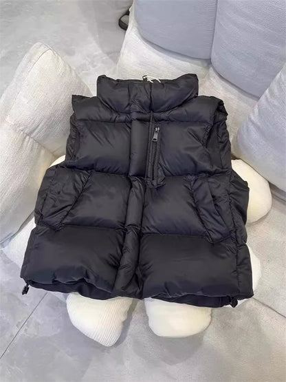 Kids Boys and Girls Warm Thin Waistcoat for Winter childrensterritory