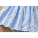 Little Girls Hollow out Lace Princess Tutu Party Dress for Summer childrensterritory