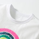 Girls Rainbow Print Clothing Sets for Summer childrensterritory