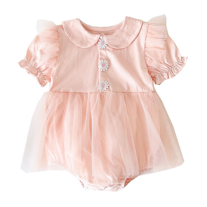 Baby Girl Princess Party Bodysuits for Summer childrensterritory