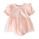Baby Girl Princess Party Bodysuits for Summer childrensterritory