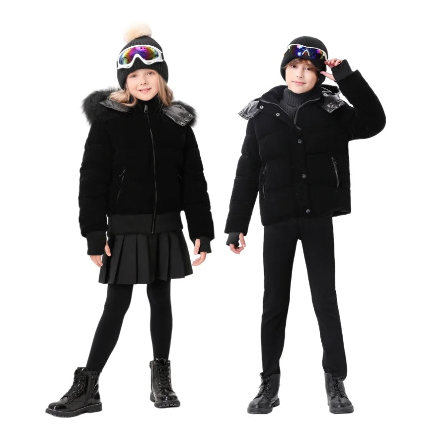 Long-Sleeved Stylish Winter Jackets For Kids