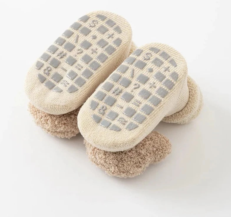 Cartoon Design Warm Soft Soled Baby Socks childrensterritory