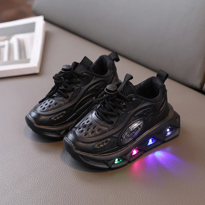 Lightweight Soft Soled Luminous Fashionable Sneaker for Toddler childrensterritory