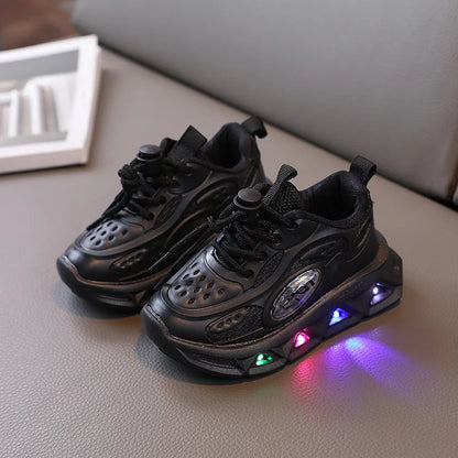 Lightweight Soft Soled Luminous Fashionable Sneaker for Toddler childrensterritory