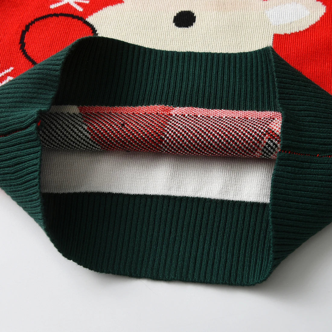 Kids’ Warm Long-Sleeve Sweater with Christmas Print