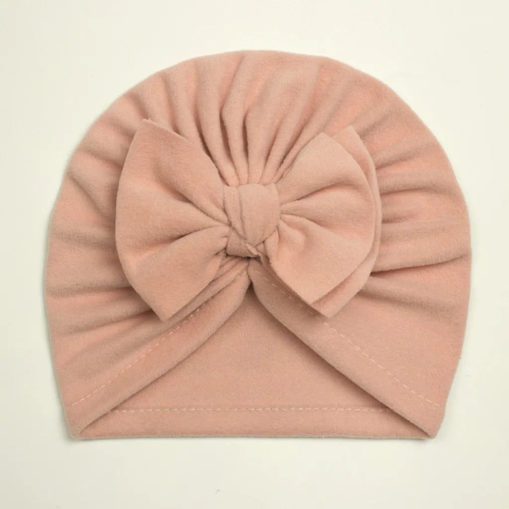 Baby Boys/Girls Bow Knotted Beanie/Photography Props