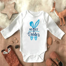 "My 1st Easter" Latter Print Baby Long Sleeve Easter Bodysuit childrensterritory