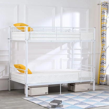 Metal Twin Bunk Beds for Kids/Teens/Adults with Stairs childrensterritory