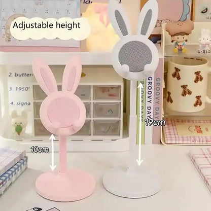 Adjustable Rabbit Cartoon Design Cell Phone Stand childrensterritory