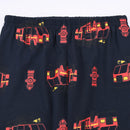 Fire Truck Print Kids Boys Pajamas Sleepwear Set childrensterritory