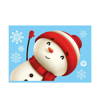 Santa Claus Snowflake Christmas Window/Wall Decals childrensterritory