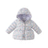 Floral Print Kids Girl Warm Hooded Outerwear childrensterritory