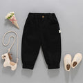 Little Boys Solid Color Casual Pants For Spring Autumn childrensterritory