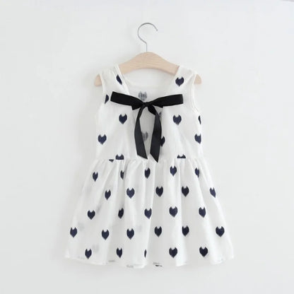Kids Girls Floral Print Sling Princess Dresses for Summer childrensterritory