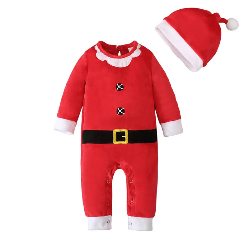 Adorable Baby Santa Claus Outfit For Christmas childrensterritory
